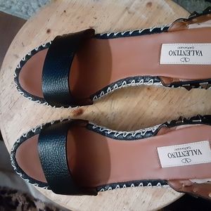 Valentino studded wedged size 8 worn once